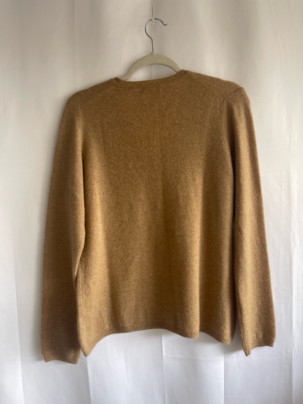 Charter Club Women's Camel V-Neck Sweater - Picture 4 of 5